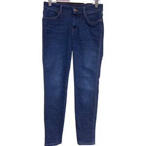 Massimo Dutti Women's Denim Blue Jeans Skinny Medium Wash Size 4